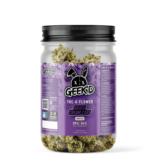 Geek'd 2oz THCA Flower Jar - Image 5