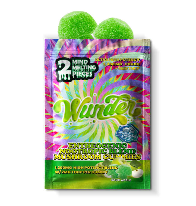 Wunder - High Potency Entheogenic + 2mg THCp - Sour Apple