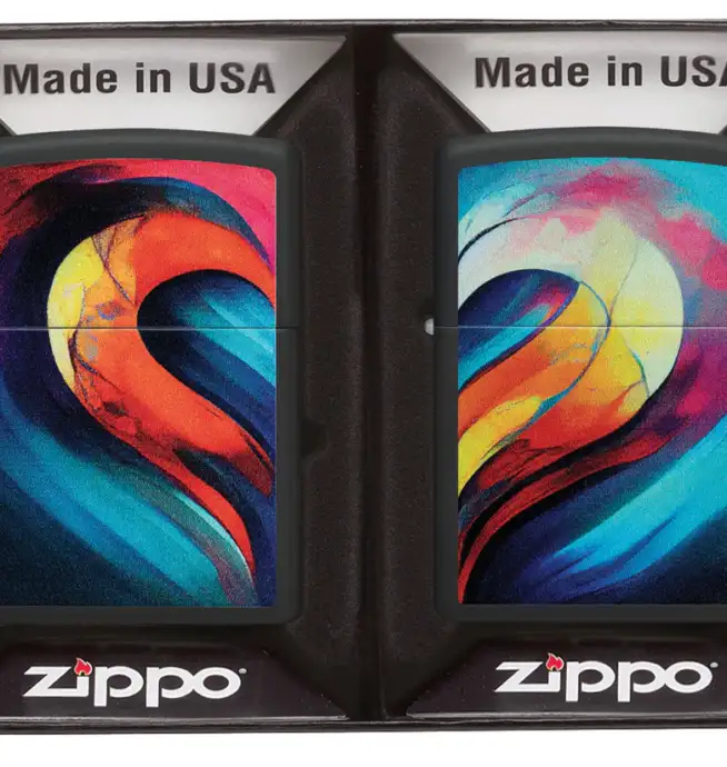 Zippo Whole Heart Lighter Set