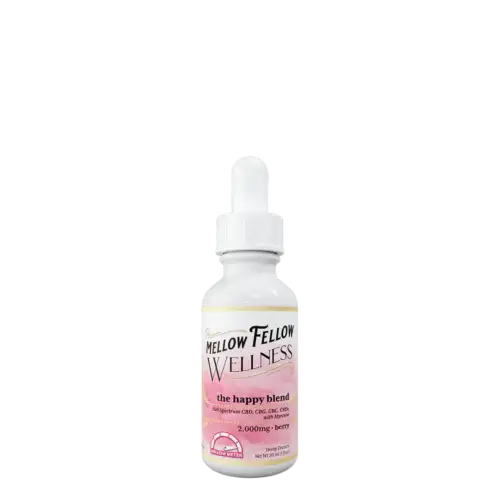 Mellow Fellow - The Happy Blend CBD Tincture - 2000mg - Berry