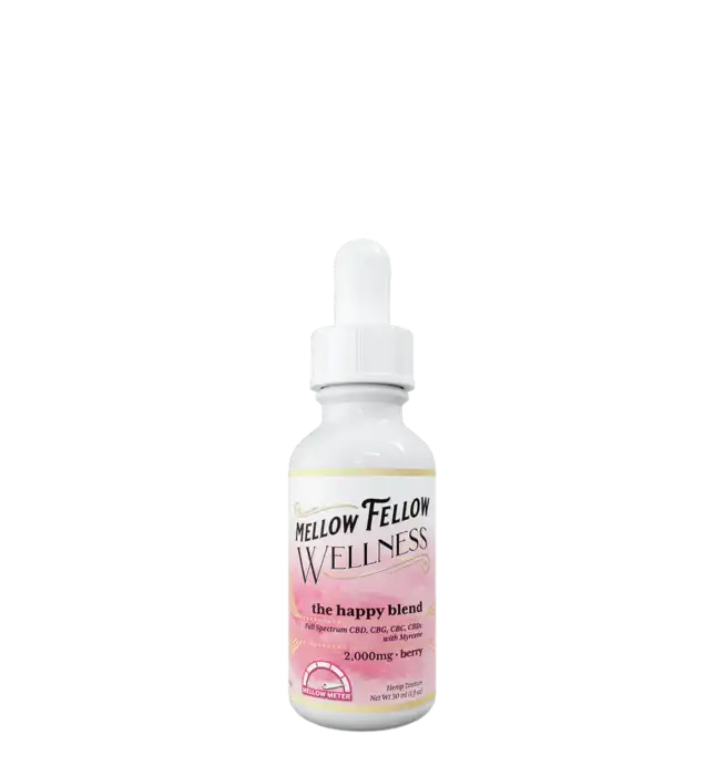 Mellow Fellow - The Happy Blend CBD Tincture - 2000mg - Berry