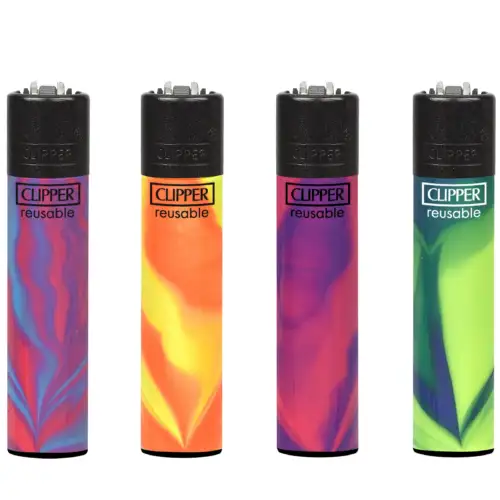 Clipper Lighters Painted Nebula Mix