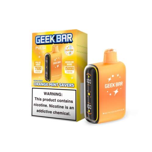 Geek Bar Pulse Disposable – Orange Mint Savers (Savers Edition)