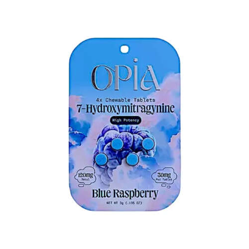 Opia 7OH Tablets 4 count - Blue Raspberry