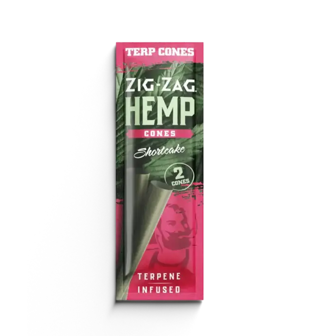 Zig-Zag Terpene Infused Hemp Cones - Shortcake