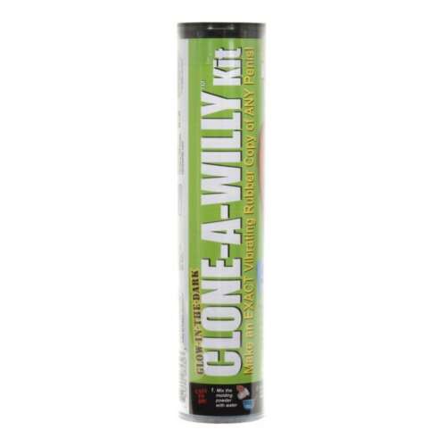Clone-A-Willy Kit Vibrating Glow in the Dark - Green