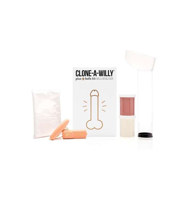 Clone-A-Willy Plus+ Balls Kit - Medium Skin Tone