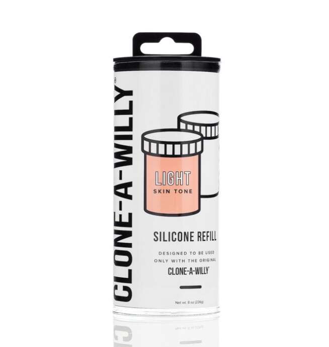Clone-A-Willy Silicone Refill - Light Skin Tone