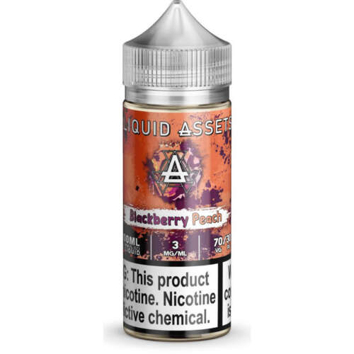 Liquid Assets 100mL - Blackberry Peach 3mg