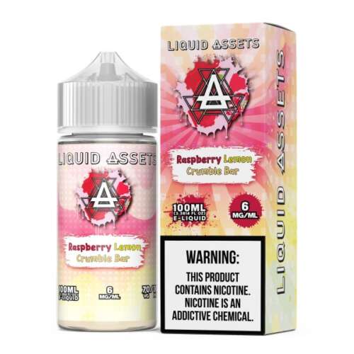 Liquid Assets 100mL – Raspberry Crumble Bar 6mg