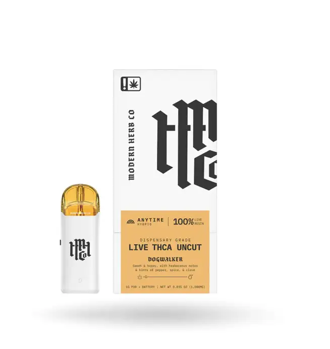 Modern Herb Co THCA Artisan 1 Gram Pod Starter Kit - Dogwalker (Hybrid)