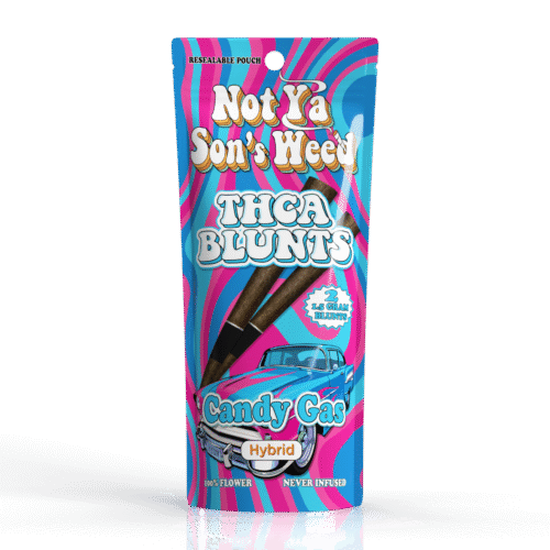 Not Ya Son’s Weed THCA 1.5 Gram Blunts 2ct – Candy Gas (Hybrid)