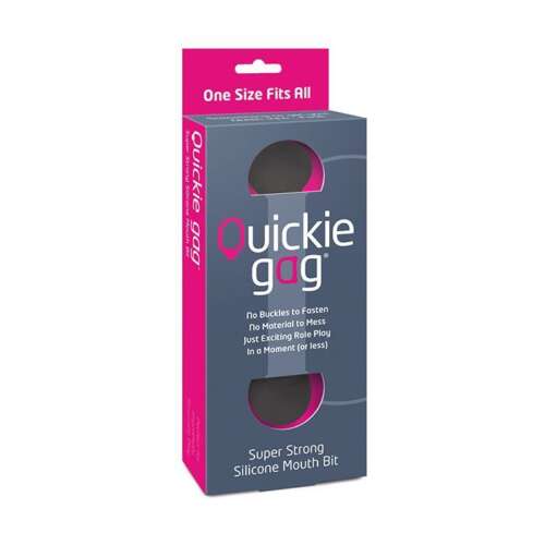 Quickie Bit Gag One Size - Black