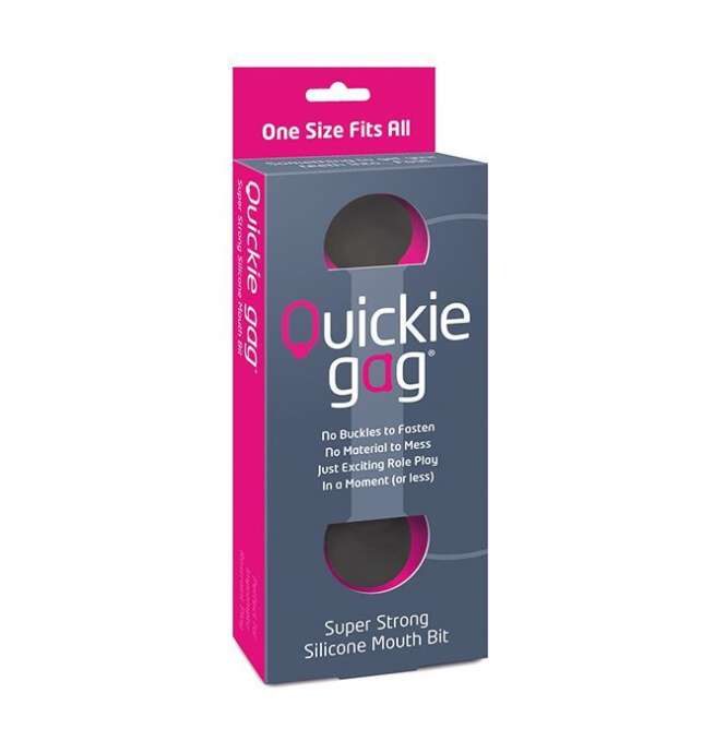 Quickie Bit Gag One Size - Black