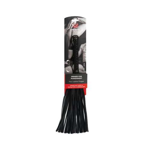Sei Mio Primed for Punishment Flogger - Black