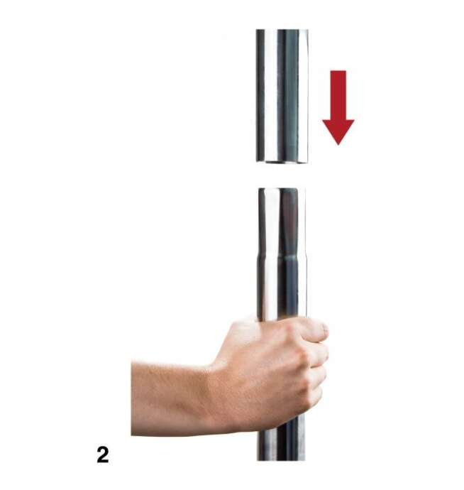 Shots Ouch Dance Pole - Silver - Image 4