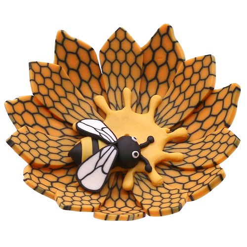 Wild Berry Fimo Round Honey Bee Incense Burner