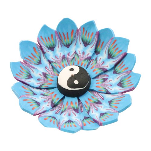 Wild Berry Fimo Round Yin Yang Incense Burner