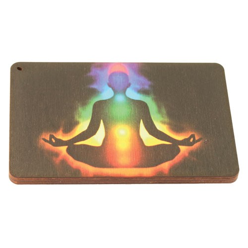 Wild Berry Wooden Square Chakra