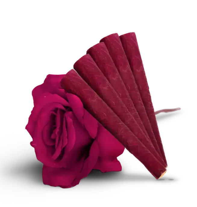 Zig-Zag Mini Rose Cones - 70MM - 5 Pack  - Image 3
