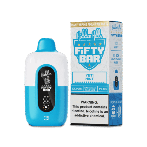 Fifty Bar x Hidden Hills 20k Disposable – Yeti Mint