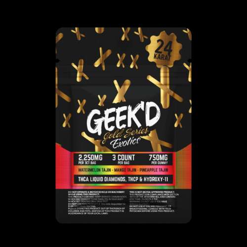 Geek’d Exotics Gummies 3ct
