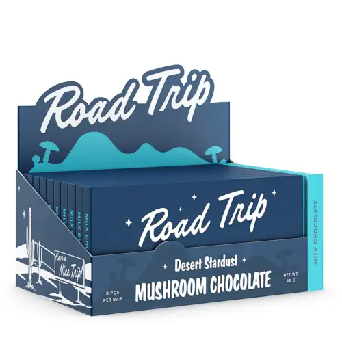 Road Trip Desert Stardust Magic Mushroom Chocolate Bar – Milk Chocolate