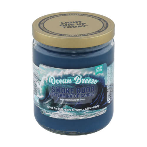 Smoke Odor Exterminator Candle - Ocean Breeze (Limited Edition)
