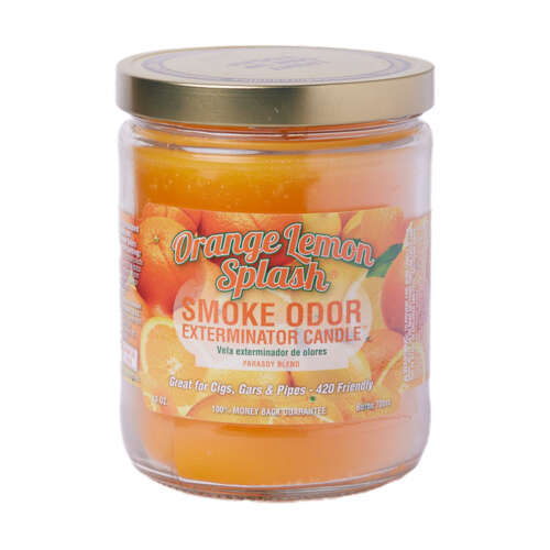 Smoke Odor Exterminator Candle - Orange Lemon Splash