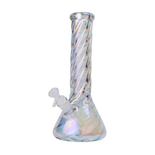 Twisted Iridescent Beaker