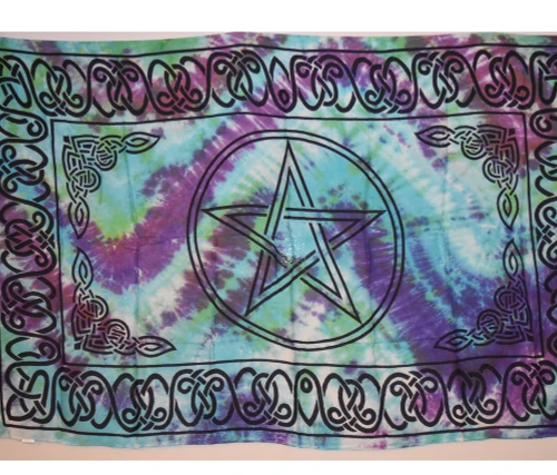 Pentacle Sarong (Green | Blue | Tie Dye)