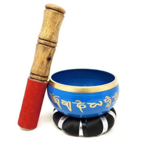 Tibetan Singing Bowl 3"- Assorted Colors