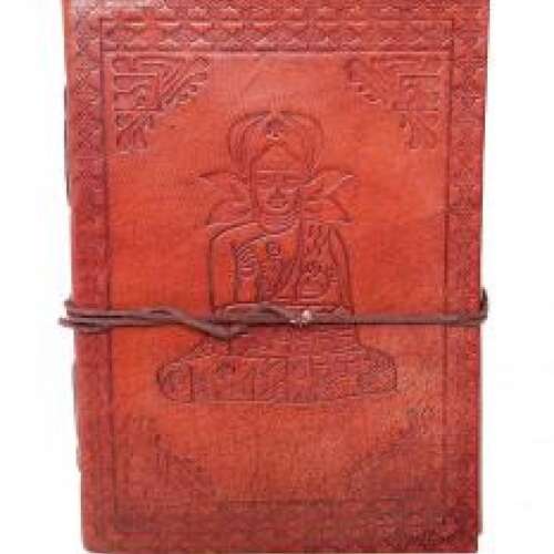 Buddha Leather Journal 5x7" with Cord Closure