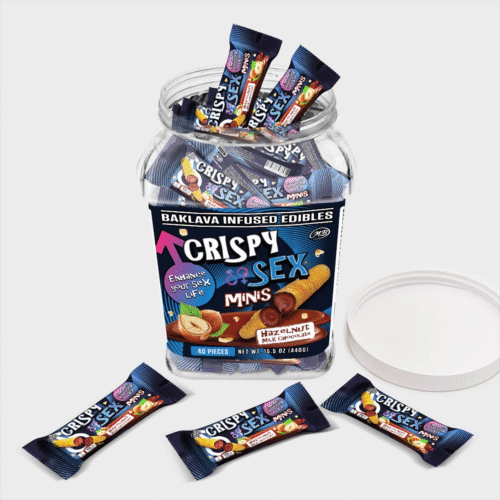 Crispy Sex Mini 1pc Baklava Infused Edibles Hazelnut Milk Chocolate