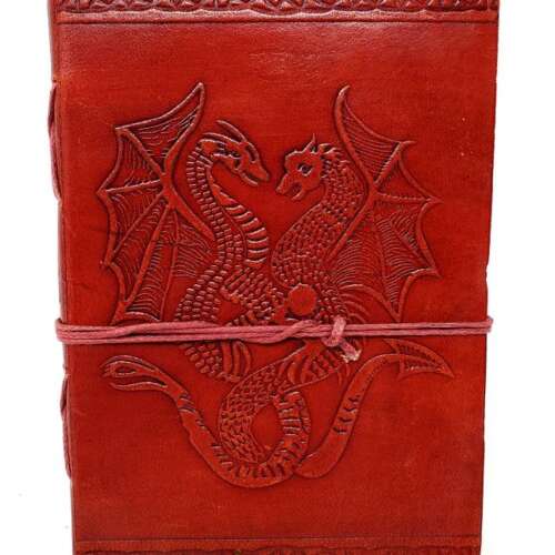 Dragon Leather Journal 5x7" with Cord Closure