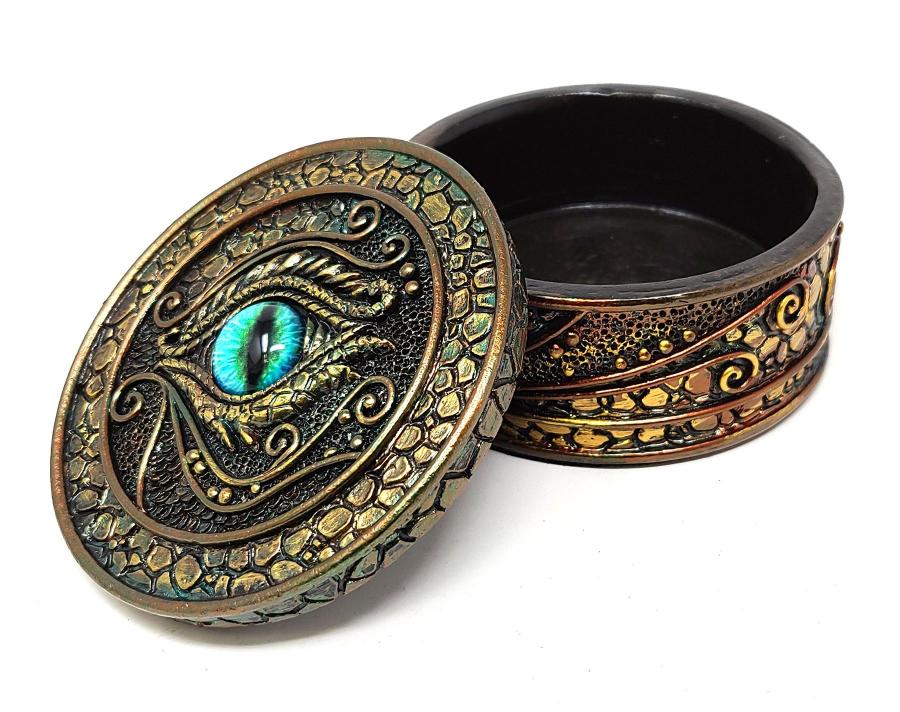 Dragon's Eye Box Poly Resin Box 2"H x 4"W