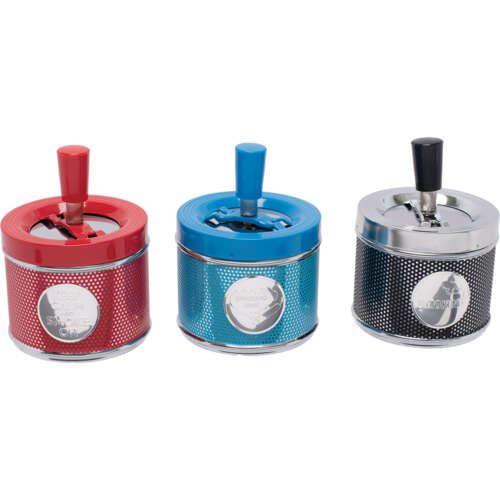 Funny Saying Spinner Aluminum Ashtray - Bright Colors