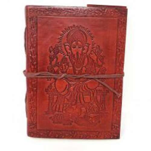 Ganesh Leather Journal 5x7" with Cord Closure