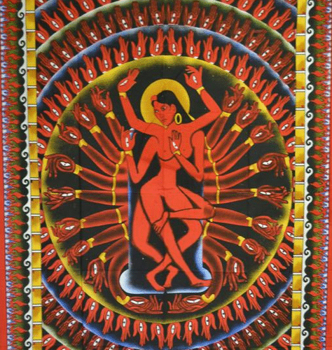 Goddess Tapestry 54"x86" - Multi Color