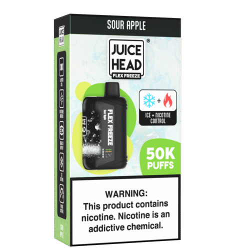 Juice Head Flex Freeze 50K Disposable - Sour Apple
