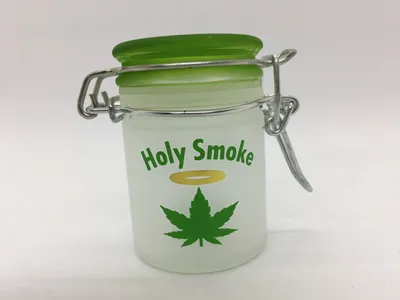 Mini Stash Jar - Frosted Holy Smoke