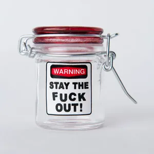 Mini Stash Jar - Warning Stay The Fuck Out