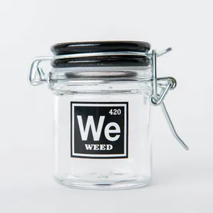 Mini Stash Jar - Weed Periodic Symbol