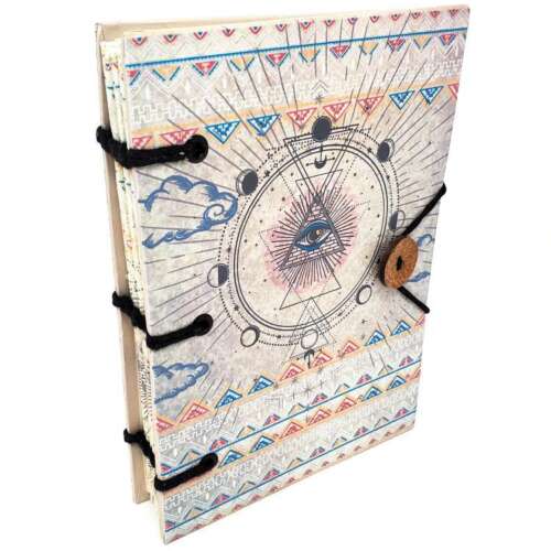 Moon Phase Printed Hardcover Journal 5x7"