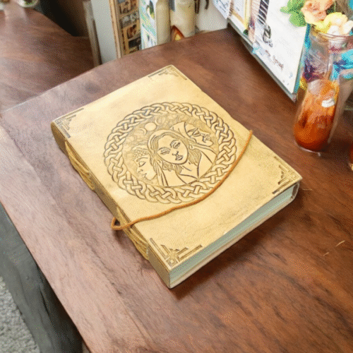 Mother Maiden Crone Leather Journal 5x7