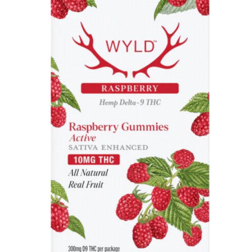 WYLD - Raspberry Gummies - 10 MG THC - 30ct