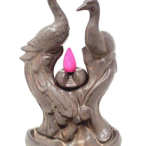 Peacock Antique Finish Backflow Cone Buner 8"H x 5"W
