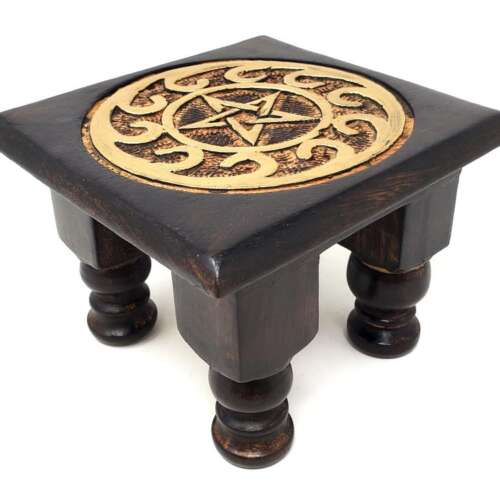 Pentagram Small Altar Table 6"Lx6"Wx4"H