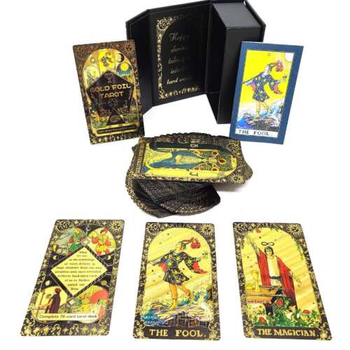 Rider-Waite Black Gold Foil Tarot Card Box Set