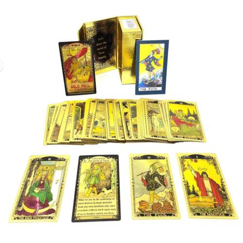 Rider-Waite Gold Foil Tarot Card Box Set